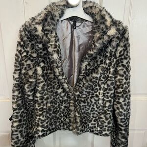 Leopard Print Coat